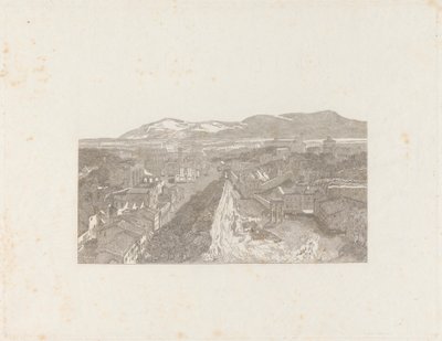 Forum Romanum z Wieży Kapitolu autorstwa George Cooke