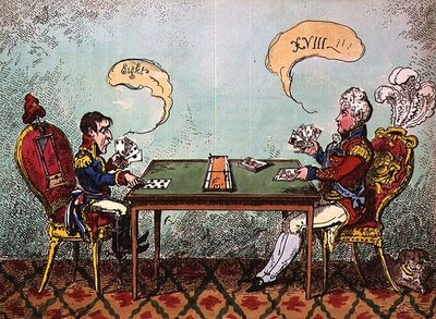 „Gra w Cribbage lub ostatnie tasowanie Boneya” George