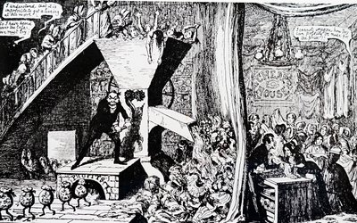 Spocony robotnik autorstwa George Cruikshank