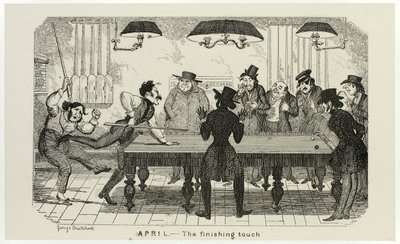 Kwiecień - The Finishing Touch from George Cruikshank