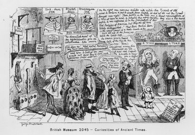 British Museum 2043, Ciekawostki starożytności (rycina) autorstwa George Cruikshank