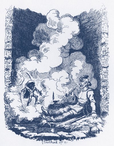 Bracia Grimm Dzieci i autorstwa George Cruikshank