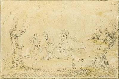 Scena komiksowa I autorstwa George Cruikshank