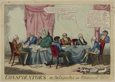 Spiskowcy, opublikowano 1 lipca autorstwa George Cruikshank