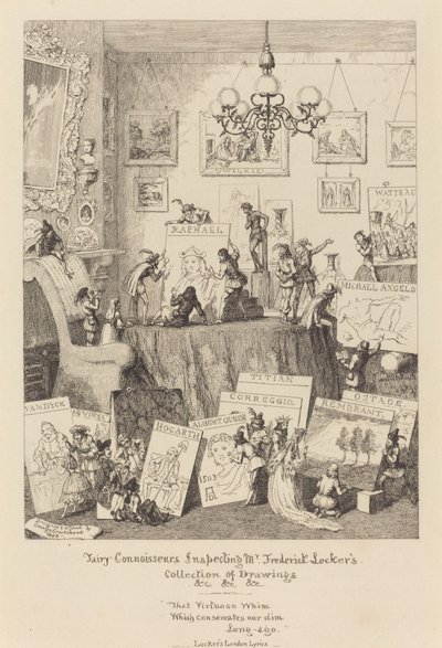 Koneserzy wróżek kontrolują kolekcję rysunków pana Fredericka Lockera autorstwa George Cruikshank