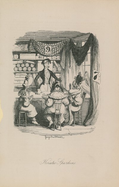 Horatio Sparkins autorstwa George Cruikshank