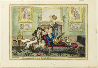 Kolibry, czyli Dandy Trio autorstwa George Cruikshank