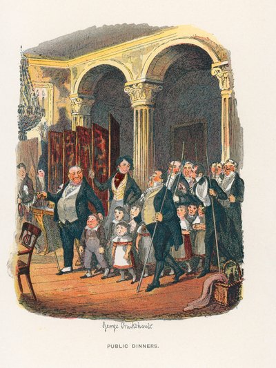 د بوزپولي لخوا د سکیچونو لپاره انځور autorstwa George Cruikshank