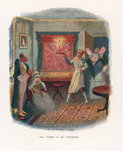 Ilustracja do Szkiców Boza autorstwa George Cruikshank