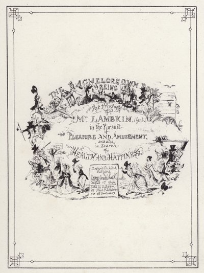 Ilustracja do książki Własna licencjata, czyli postępy pana Lambkina (Gent) (rycina) autorstwa George Cruikshank