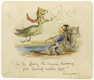 Wiosną czajka Wanton zdobywa kolejny herb autorstwa George Cruikshank
