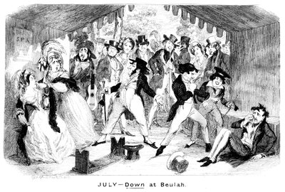 Lipiec - W Beulah, ok. 1840. autorstwa George Cruikshank