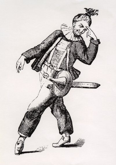 Kasper Punch, XIX wiek. autorstwa George Cruikshank