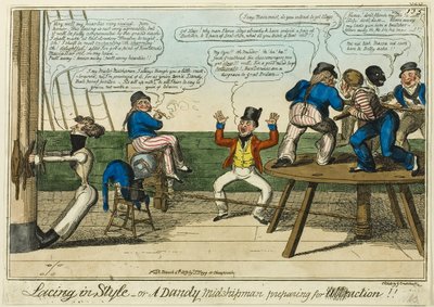 Sznurowanie w dobrym stylu autorstwa George Cruikshank