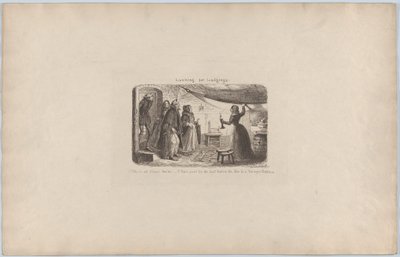 Szukam noclegu, 1851., 1851. autorstwa George Cruikshank