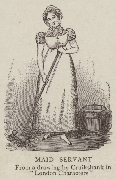 Pokojówka autorstwa George Cruikshank