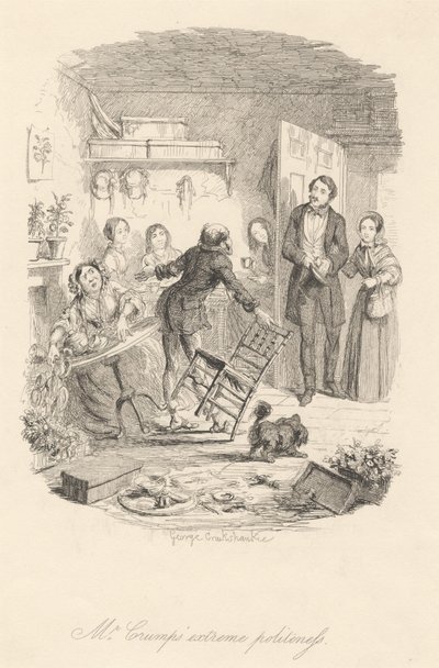 Niezwykła uprzejmość pana Crumpa autorstwa George Cruikshank