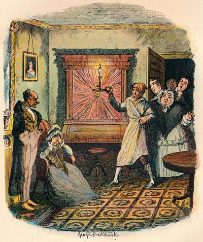 Pani Tibbs i Pan Evenson, ok. 1900 autorstwa George Cruikshank