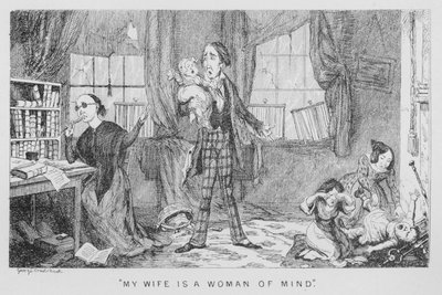 ?Moja żona jest kobietą umysłu? autorstwa George Cruikshank