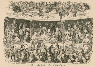 Pit, pudełka i galeria autorstwa George Cruikshank
