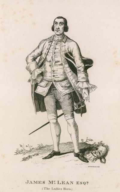 Portret Jamesa McLeana (Bohaterka kobiet) autorstwa George Cruikshank