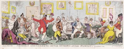 Książęce zabawy lub rodzinne humory autorstwa George Cruikshank
