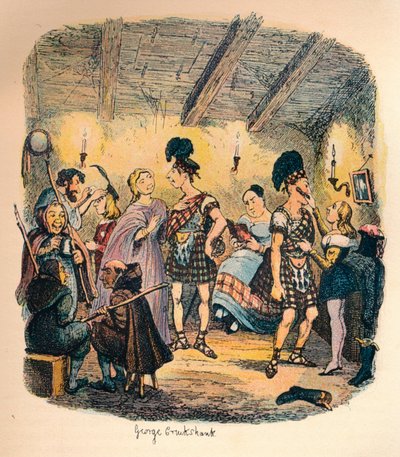 Teatry prywatne, ok. 1900 autorstwa George Cruikshank