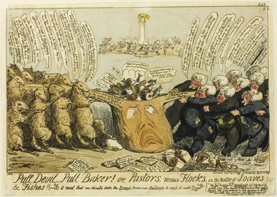 Pull Devil, Pull Baker! autorstwa George Cruikshank