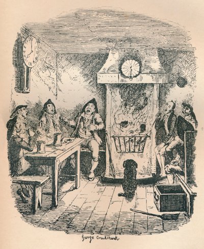 Scotland Yard, ok. 1900. autorstwa George Cruikshank