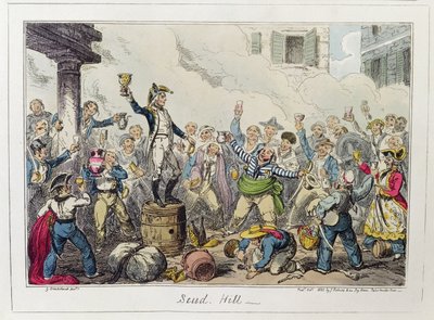 Scud Hill, wydana przez James Robins und Co., październik 1825 (kolorowa akwaforta) autorstwa George Cruikshank