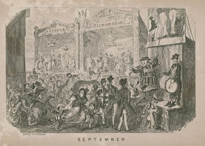 Targi wrześniowe autorstwa George Cruikshank
