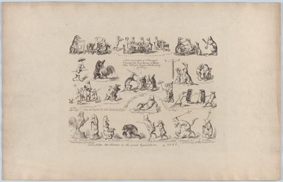 Niektóre dorożki z Wielkiej Wystawy, 1851., 1851. autorstwa George Cruikshank