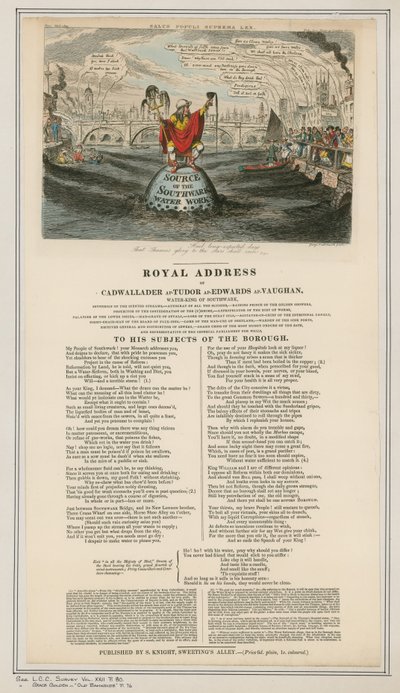 Wodociągi w Southwark autorstwa George Cruikshank