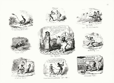 Ogony (grawerowanie) autorstwa George Cruikshank
