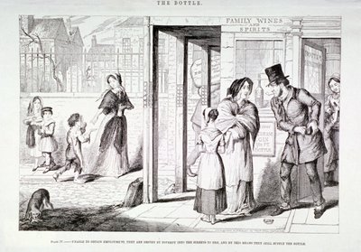 „Butelka”, 1847 autorstwa George Cruikshank