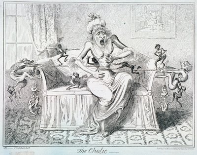 „Cholika”, 1835 autorstwa George Cruikshank