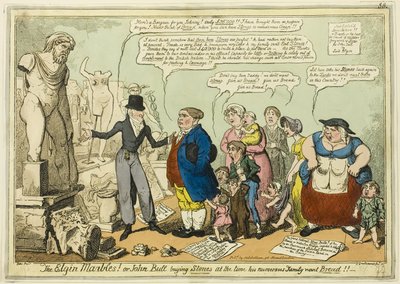 Marmury Elgina! autorstwa George Cruikshank