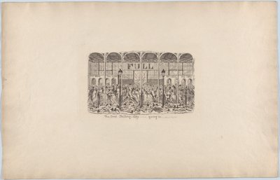 Pierwszy dzień wejścia szylinga, 1851., 1851. autorstwa George Cruikshank