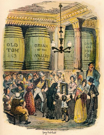 Pałac Gin, ok. 1900 autorstwa George Cruikshank