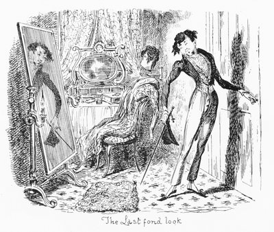 The Last Fond Look (grawerowanie) autorstwa George Cruikshank