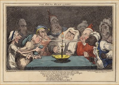 Światło Królewskiego Pośpiechu autorstwa George Cruikshank