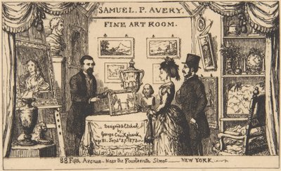 Karta reklamowa dla Samuela P. Avery