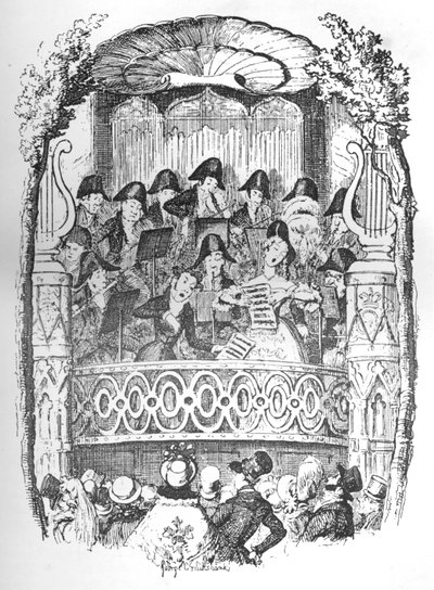 Ogrody Vauxhall za dnia, ok. 1900. autorstwa George Cruikshank