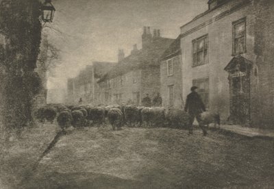 Praca z kamerą: w wiosce pod South Downs autorstwa George Davison