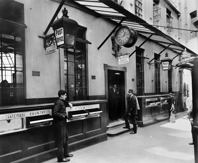 Lombard Street Post Office, City of London, koniec XIX-początek XX wieku autorstwa George Davison Reid