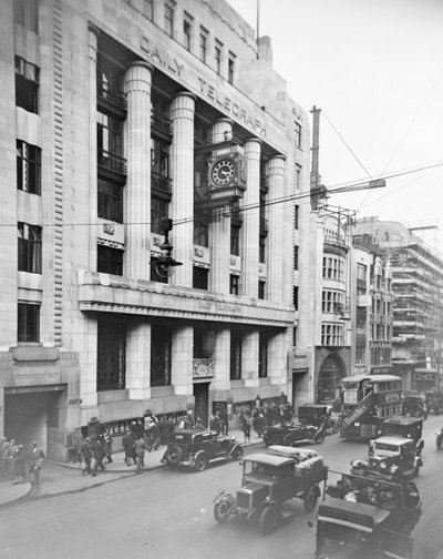 Budynek Daily Telegraph, Fleet Street, City of Westminster, Londyn, początek lat 30. XX wieku. autorstwa George Davison Reid