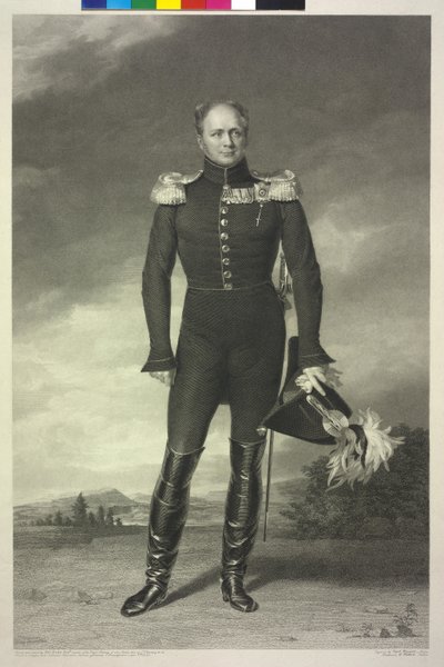 Cesarz Rosji Aleksander I autorstwa George Dawe