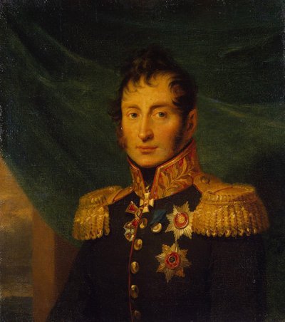 Portret Nikołaja Aleksiejewicza Tuchkowa 1765-1812, przed 1825 r. autorstwa George Dawe
