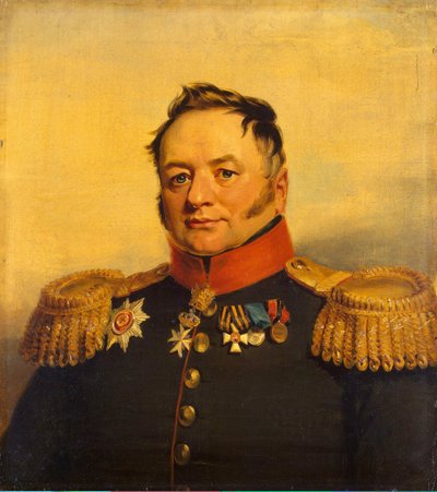 Portret Pawła Aleksiejewicza Tuchkowa 1776-1858, przed 1825 r. autorstwa George Dawe