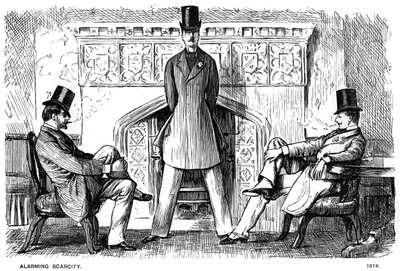 Alarmujący niedobór, 1874 1891 autorstwa George du Maurier